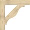 Ekena Millwork Funston Block Rough Sawn Bracket w/ Offset Brace, Douglas Fir, 8"W x 36"D x 36"H BKT0806X36X36FST05RDF - alternate 2